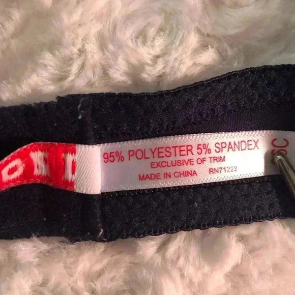 Izod 38C Navy Blue Lace Push Up Bra  Padded and Underwired - Picture 6 of 6